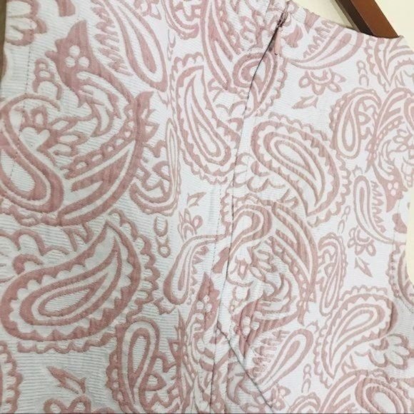 VICTORIA BECKHAM for Target Blush Paisley Floral Jacquard Shift Dress Si… - Picture 11 of 13